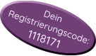Dein  Registrierungscode: 1118171